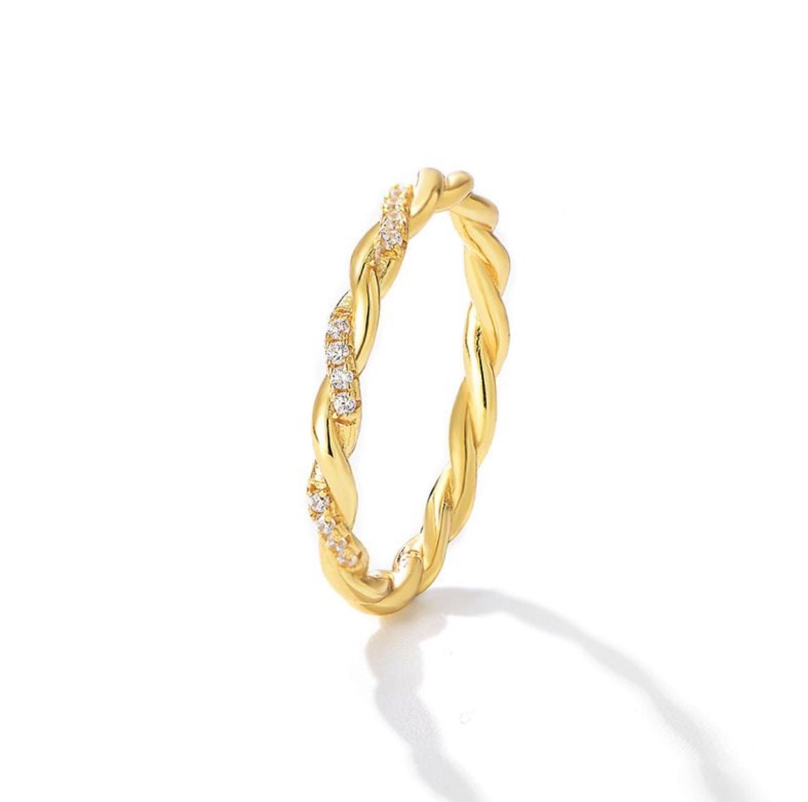 The Celeste Twisted Ring