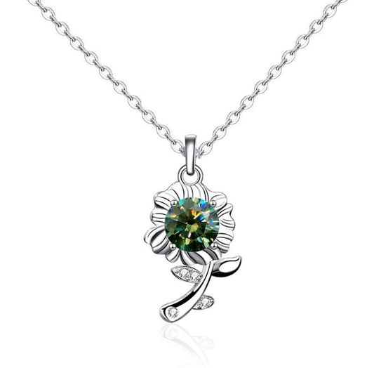 The Verdant Sunflower Necklace