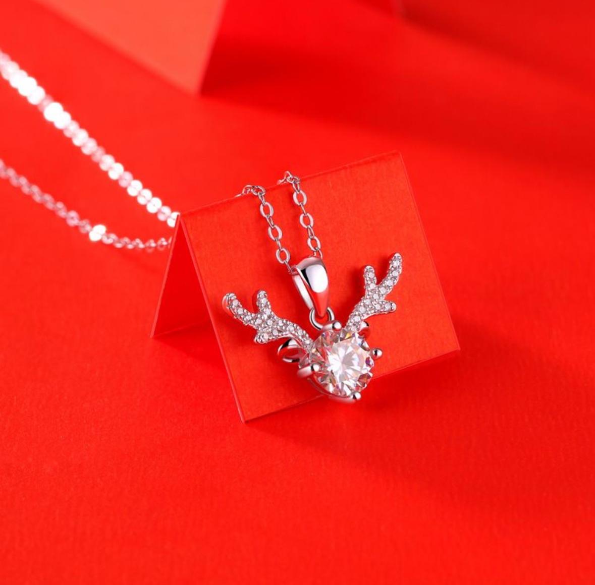 The Angelic Deer Necklace