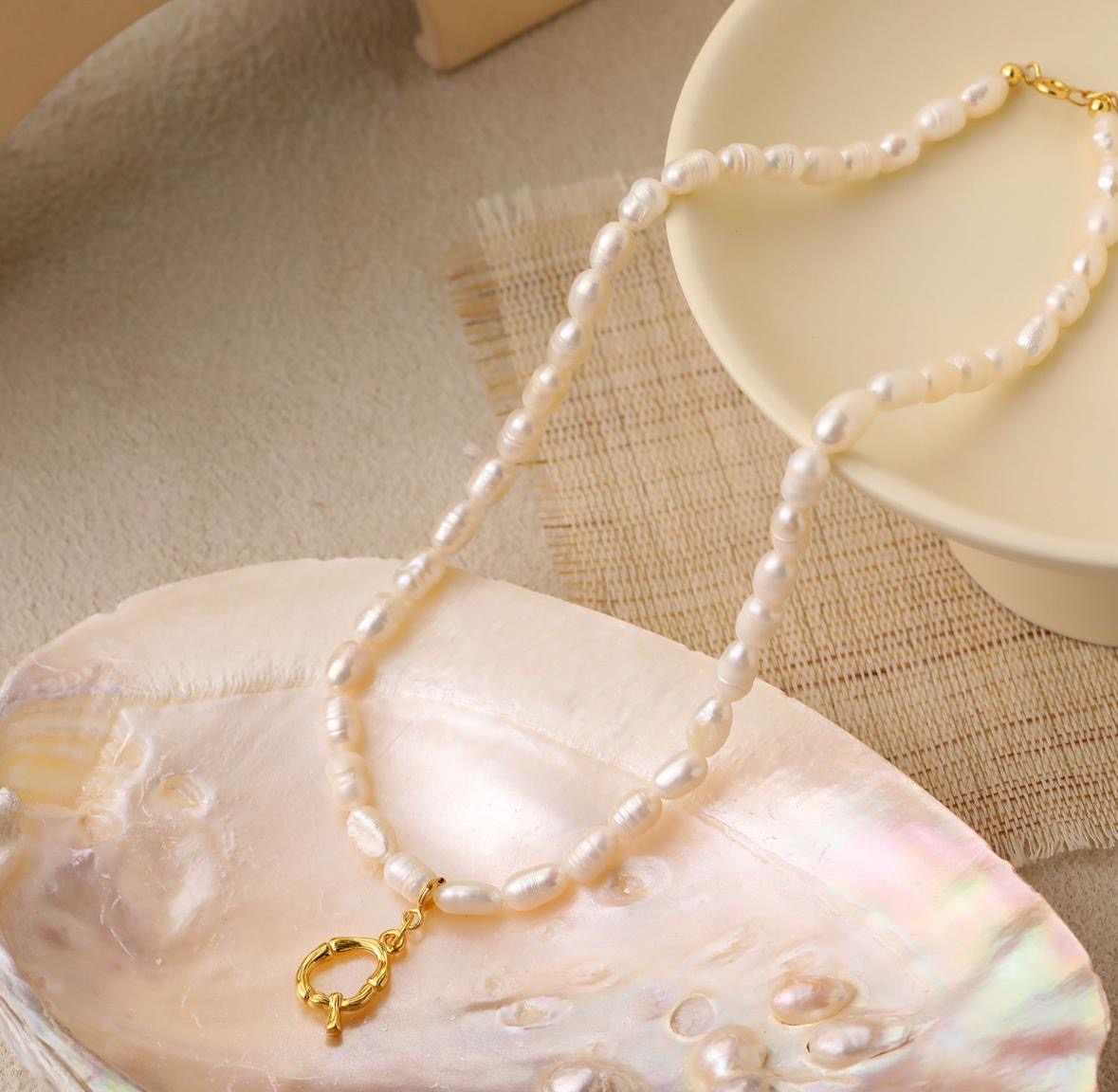 The A-Z Pearl Alphabet Necklace