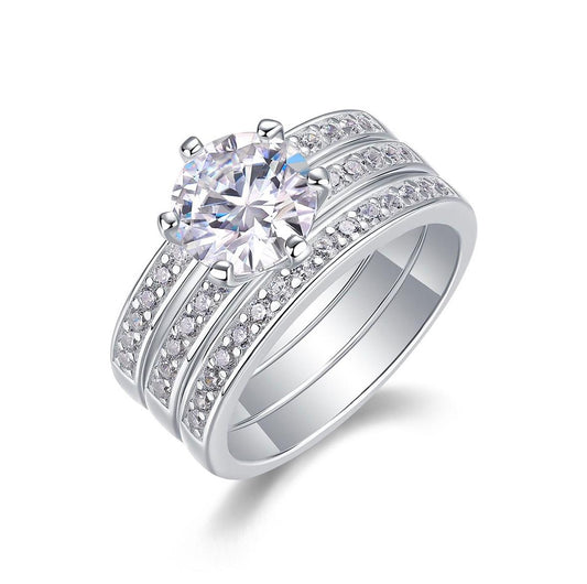 The Moissanite Stacker Ring