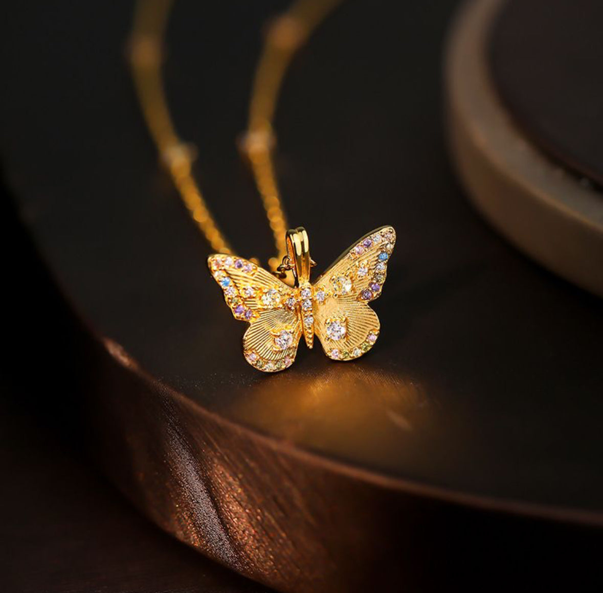 Mariposa Butterfly Necklace