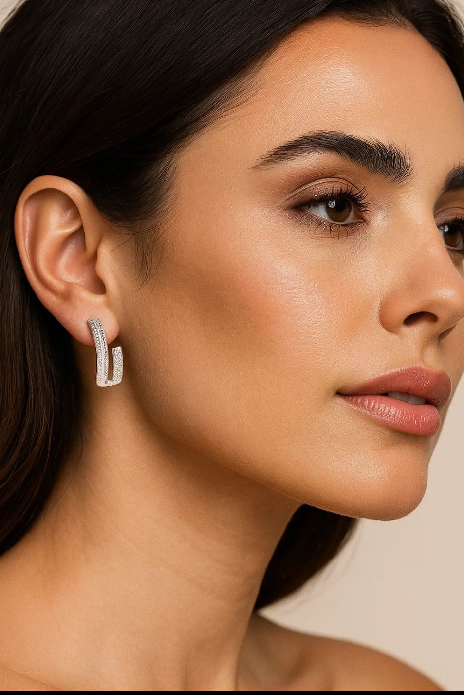 The Liora Pavé Earrings